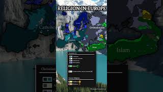 #history #europe #europehistory #map #mapping #christian #christianity #islam #muslim #muslims