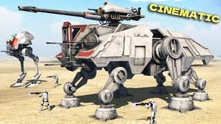 CLONE WARS CINEMATIC BATTLE: Clone Troopers vs Battle Droids! - Men of War: STAR WARS Mod