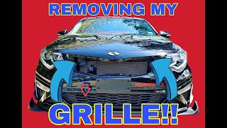 Removing My Grille! (Super EASY!) 2019 Kia Optima