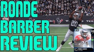 93 LEGEND RONDE BARBER REVIEW | MADDEN 18 ULTIMATE TEAM PLAYER REVIEW