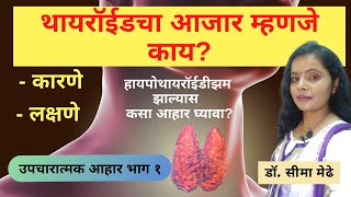 जाणून घ्या थायरॉईडचा आजार | Hypothyroidism म्हणजे काय? | हायपोथायरॉईडीझम मध्ये आहार कसा असावा ?