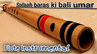 Solah Baras Ki flute instrumental song flute instrumental song solah Baras ki Bali Umar Ko Salam