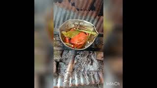 masak kepiting hasil tangkapan#shorts