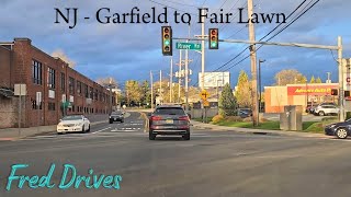 (4k) Garfield to Fair Lawn. New Jersey