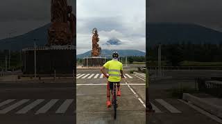 Mayon Volcano view #travel #bike #mayon360