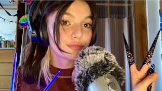 ASMR | Head Massage (Fast & Aggressive), Fluffy Mic Triggers, Scratching, Light Triggers, and More!