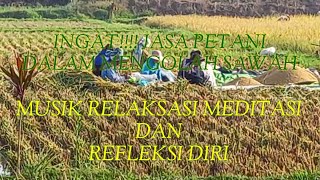 Ingat!!!! Jasa Petani Dalam Mengolah Sawah//Musik Relaksasi Meditasi dan Refleksi Diri