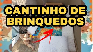 EU FIZ UM CANTINHO DE BRINQUEDOS PARA A CLARINHA NA VARANDA | Selma Rocha