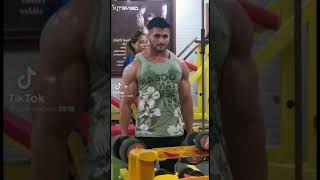 bodybuilding workout - shoulder muscle drained - 💪💪💪