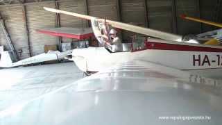 Airplane preparation before first solo flight