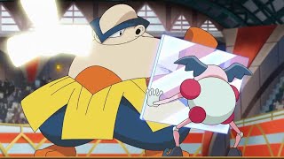 Mr. Mime vs Hariyama | Ash Tournament Rank Battle | Pokémon Journeys | Mythic Gengar