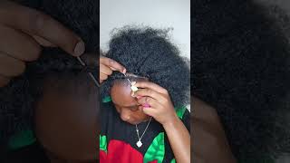 hair tutorial #hairstylehow to crochet hair  #shortsviral #shortvideo