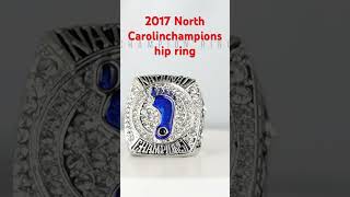 2017 North Carolina Tar Heels men's basketball team championship ring www.qxrings.com