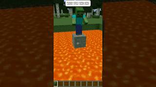 Saving Zombie in Minecraft #shorts #minecraft #meme #memes