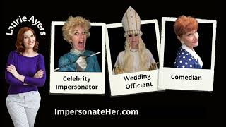 Laurie Ayers Celebrity Impersonator does Phyllis Diller & Moira Rose