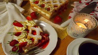 Клубничная #Карпатка - это просто сливочное облочко!!!/#Karpatka mit #Erdbeeren - sahnig und luftig