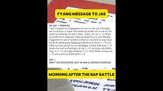 Sakit sa Heart Message ni Fyang kay Jas matapos ang PBB Gen 11 Rap Battle