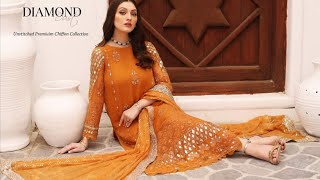 Charizma New Collection Diamond Dust | Unstitched Premium Chiffon Collection '23