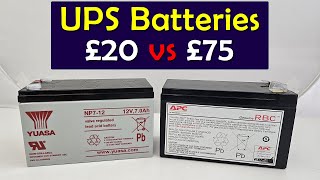 APC UPS Batteries - APC vs YUASA Replacement Battery