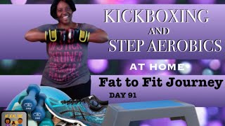 🔴 LIVE: Power Walk & Step Aerobic Workout | Fat to Fit | Workout - Exercise Challenge Day #91