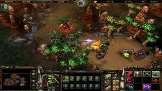 Warcraft 3 Reign Of Chaos Orc Campaign The Invasion Of Kalimdor Miss 1 Landfall Hard