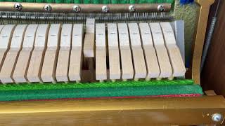 What a tuning fork sounds like on a piano