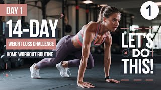 14 Days Weight Loss Challenge - Home Workout Routine|#shorts