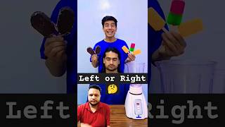 Left or right challenge #shorts #challenge #funny #comedy #experiment #comedyvideos