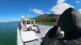 Time-Lapse of a small boat tour at Ketchikan, Alaska in 360°! August 2022