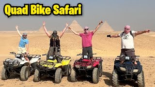 Quad Bike Tour of the Pyramids and Sahara desert Giza Egypt 🇪🇬