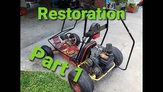 Manco Dingo | Restoration  | Part 1 |  Custom Manco Go Kart Build