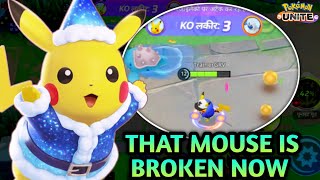 PIKACHU ⚡ IS TOTALLY BROKEN IN THIS SEASON | POKEMON UNITE | PIKACHU GAMEPLAY @pokemonunite