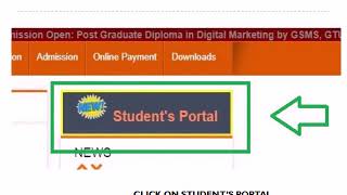 GTU online mock test registration