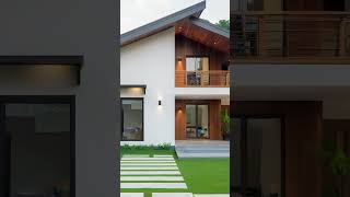 Rumah Minimalis Modern dengan Sentuhan Alami#rumahminimalismodern #desainrumahmewah #rumahkayu