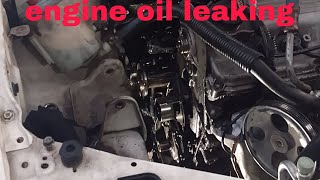 How to fix engine oil leaking seal replace in your car baleno انجن کے تیل کی مہر کو تبدیل کریں۔۔