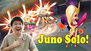 Summoners War - G1 Guild Siege Juno Solo!