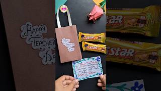 Teachers day gift idea | Chocolate gift ideas #shorts #youtubeshorts #diy #craft #gift