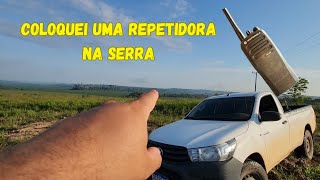 30km de sinal com a repetidora na serra.