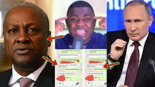 Eii Why Putin Is Sponsoring Mahama's Campaign Le@ked Out As Thier Plans Shøcks Everyone