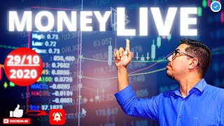 Money Live 29/10 - Abertura de Mercado. Mercados ainda em queda! Perder dinheiro na bolsa.