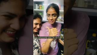 Fun with tripura at my kitchen #sister #sisterlove#goviral #ytshorts #tripura #soujidasireddyshorts