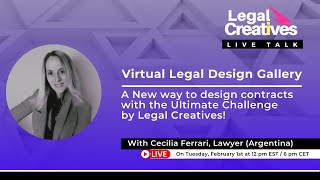 Join us for the Virtual Legal Design Gallery!