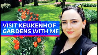 VISIT KEUKENHOF GARDENS WITH ME / Kitchen Garden, Netherlands Vlog 3