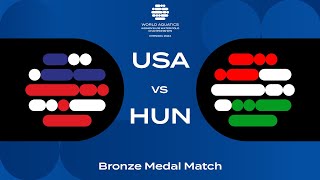 Bronze Medal Match | USA vs Hungary | World Aquatics Women’s U18 Water Polo Championships 2024