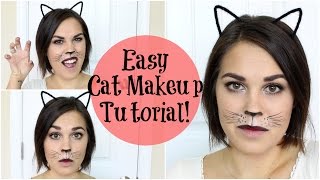 Easy Halloween Cat Tutorial! (Last Minute Costume)