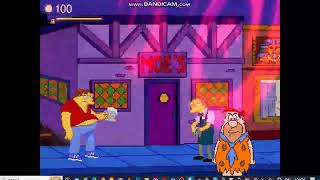 MUGEN: Fred Flintstone (Me) vs Giygas