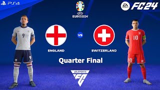 England v Switzerland Live Simulation FC24 Euro Cup 2024