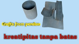 Kitchen tools from peralon pipes ,limbah peralon bekas DIY ,cara membuat tempat sendok garpu