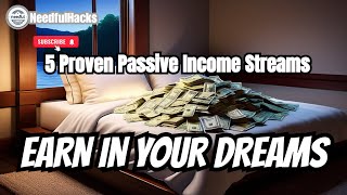 🔑 5 Proven Passive Income Streams | Make Money While You Sleep #shorts #passiveincome #lifehacks