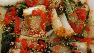 Пак-Чой с чесноком и чили.Китайская капуста.Pak-choi.